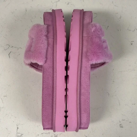 UGG Laton Fur Slide 111236 Wildflower Fluff Size 8 - Picture 7 of 16